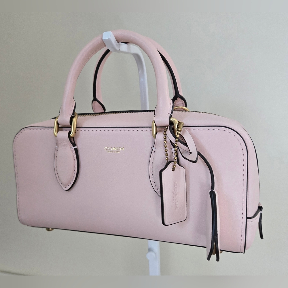 Coach Blush Bowery Satchel 22 - Picture 2 of 11